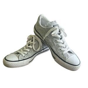Converse All Star Tennis Shoes Womens Size 7 Gray And‎ White